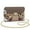Cute Leopard Lace Brown, variant on TSOVTHRID Dachshund Dog Christmas Tree Print Crossbody Bags for Women PU Leather Crossbody Handbags Purses Christmas Crossover Shoulder Bag with Chain Strap