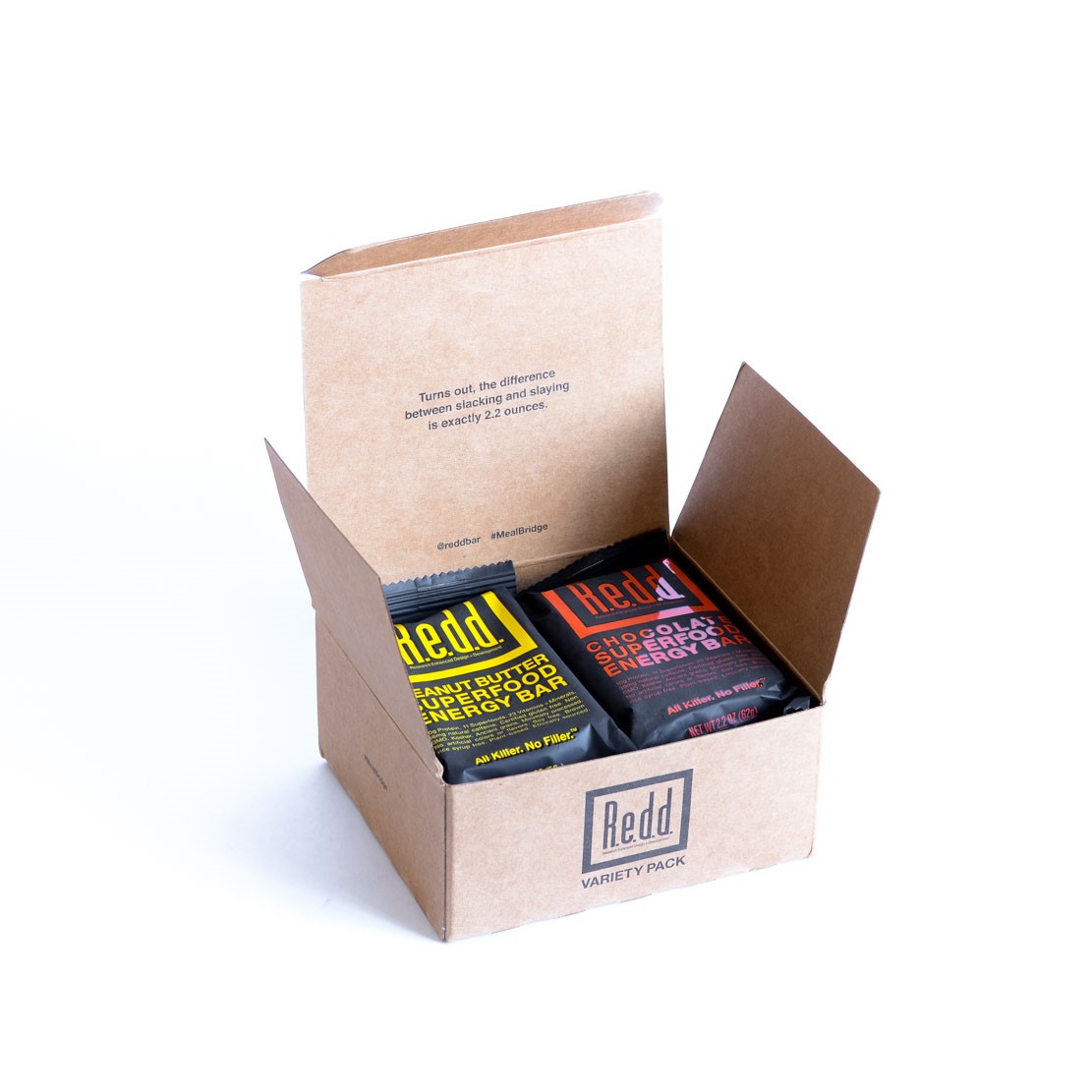 Redd Superfood Energy Bar, Variety Pack, 8 Ct