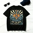 thumbnail image 7 of Men's 100% Cotton Short Sleeve Crewneck Graphic T-Shirt, Soft Breathable Moisture Wicking Casual Basic S-3XL, 7 of 7