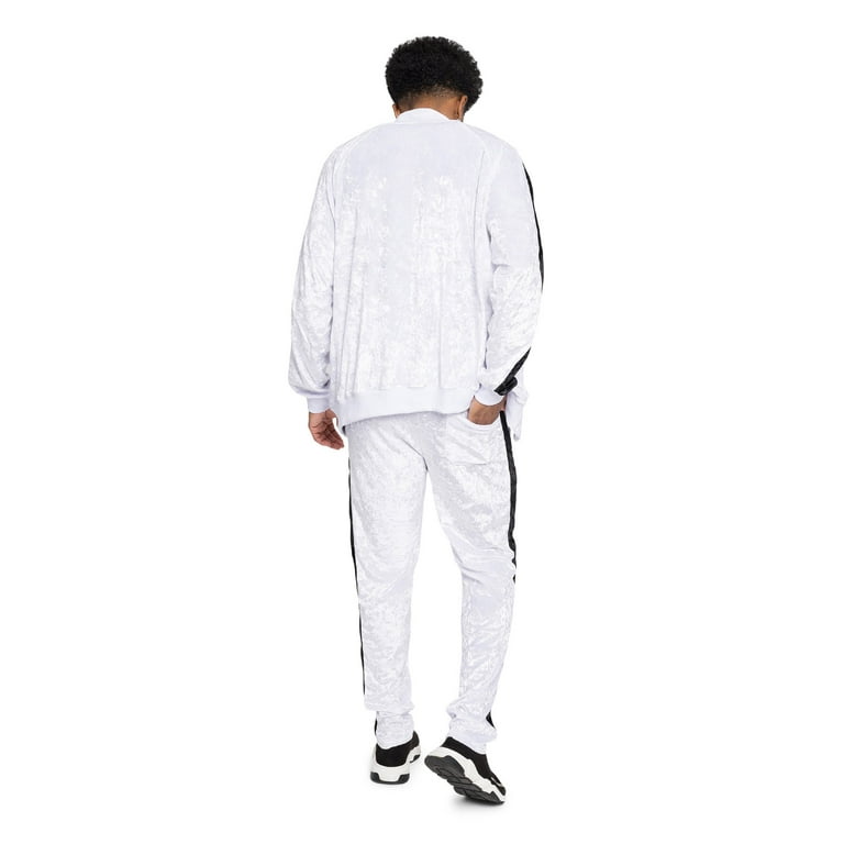 G-Style USA Men's Velvet Velour Tracksuit Set