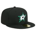 thumbnail image 3 of Men's New Era  Black Dallas Stars Core 59FIFTY Fitted Hat, 3 of 5