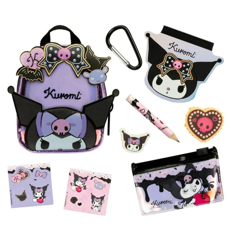 Real Littles Hello Kitty and Friends Scented Backpacks, 6 Mini Stationery, Ages 6+ - Kuromi Real Littles Hello Kitty and Friends Scented Backpacks, 6 Mini Stationery, Ages 6+ - Kuromi
