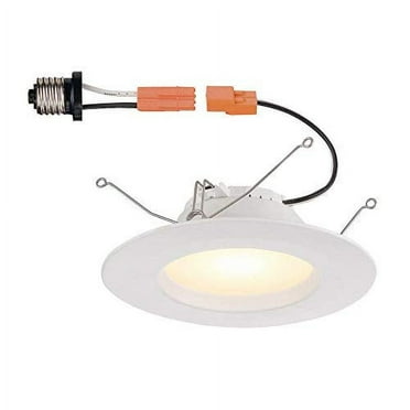 Commercial Electric 5 & 6 in. White Recessed LED Trim T65