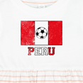 thumbnail image 4 of Inktastic Peruvian Soccer Girls Baby Dress, 4 of 5