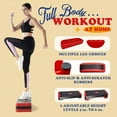 thumbnail image 5 of Yes4All Multifunctional Adjustable Aerobic Stepper, Extra Half Round Legs, for Workout Exercise (Red), 5 of 8