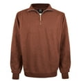 thumbnail image 4 of Victory Outfitters Victory Men's Brushed Fleece 1/4 Zip Pullover Charcoal XL, 4 of 5