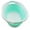 White/Light Green, variant on SAMMART 32L (8.4 gallon) Collapsible Plastic Laundry Basket - Foldable Pop Up Storage Container / Organizer - Portable Washing Tub - Space Saving Hamper / Basket, Water Capacity: 24L