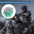 thumbnail image 3 of Decoración de Accesorios para Cascos de Motocicleta Cola de Lazo para Cascos de Motocicleta Bicicleta Esquí Verde Menta Pegatinas 1 Juego, 3 of 6