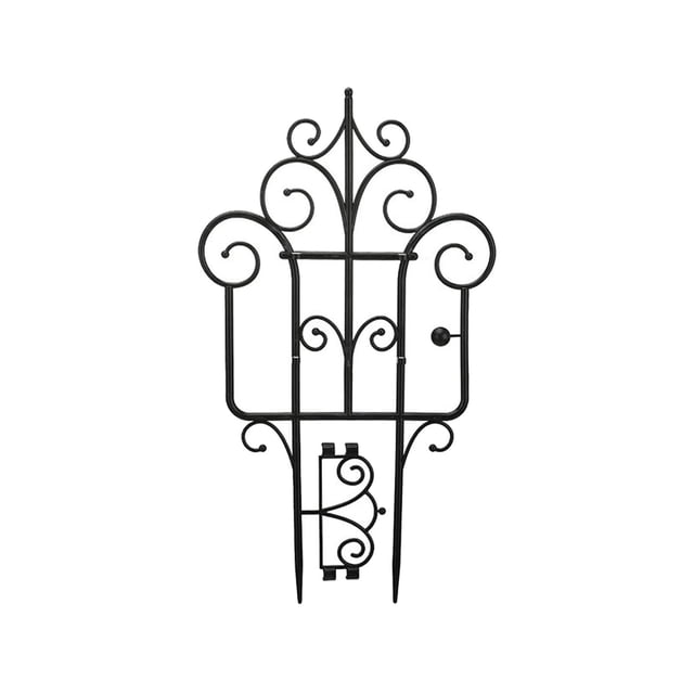 Enrejado de jardín para plantas trepadoras al aire libre, alambre de soporte de plantas para macetas Clematis, plantas trepadoras, vides, flores Negro Sunnimix Red de enrejado