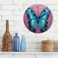 thumbnail image 3 of 10 Inch Butterfly Clock Silent Round Wall Clock Non Ticking Battery Device Clocks Creative Decoration Wall Clock for Living Room Bedroom Office Kitchen, 3 of 6