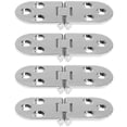 thumbnail image 1 of SUTENGDA 4 Pcs Foldable Alloy Clamshell Hinge Butler Table Sewing Machine Hinges, 1 of 1