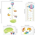 thumbnail image 2 of 50 to 170 cm Animal Height Chart Hot Air Balloon Height Chart Animal Pilot Wall Sticker PVC Growth Charts Ruler Height Measure for Nursery Bedroom Living Room DIY, 2 of 7