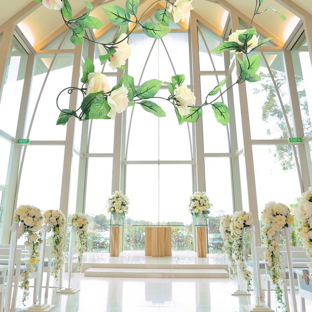 WASHWEPE De Flores Artificiales Multicolor Para Decorar Bodas Y Celebraciones