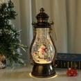 thumbnail image 4 of Fiudx Decoración del hogar Lámpara de aceite portátil llena de agua con forma de nieve, regalo de Navidad de 10 ml, giratoria, para concierto, 4 of 7