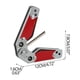 thumbnail image 3 of Imán de soldadura de ángulo ajustable | Poder de sujeción de 77 libras | Posicionador flexible de 20°-200° | Accesorio magnético de precisión | Construcción de acero de alta resistencia | Escala, 3 of 3