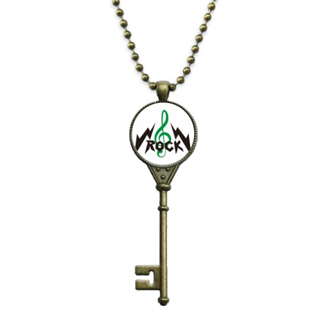 Rock and roll Llavero Collar Colgante Bandeja Cadena Embellecida Unbranded M