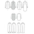 thumbnail image 2 of Butterick Patterns B6294 Misses' Tunic & Pants, F5 (16-18-20-22-24), 2 of 4