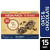 Fiber One Chewy Bars, Oats & Chocolate, Fiber Snacks, Mega Pack, 15 ct (2 pack)