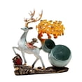thumbnail image 3 of Baoblaze Deer Sculpture Collectible Figurine Deer Statue for Bedroom Bookshelf Office 27cmx11cmx31cm, 3 of 8