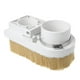 thumbnail image 4 of Reemplazo Del Limpiador De La Cubierta De La Zapata Antipolvo Del Husillo Para La Fresadora De Grabado De Enrutador CNC, Blanco + Beige (75 Mm, 80 Mm, Husillo de 80 mm Macarena Bota de zapato de polvo CNC, 4 of 8