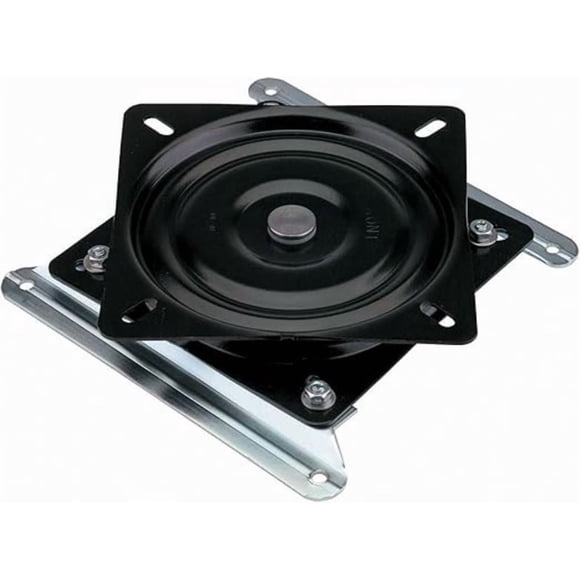 GARELICK Support de Siège de Bateau 75018 Pivotant Seulement; Rotation à 360 Degrés; Grand; Noir; Acier Inoxydable