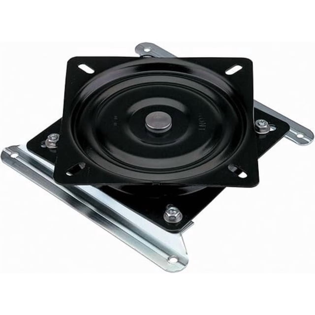 GARELICK Support de Siège de Bateau 75018 Pivotant Seulement; Rotation à 360 Degrés; Grand; Noir; Acier Inoxydable