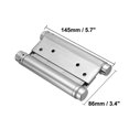 thumbnail image 2 of Unique Bargains Charnière à Ressort à Double Action 5' Charnières en Acier Inoxydable et Réglage de la Tension, 2 of 5