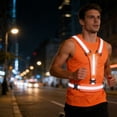 thumbnail image 5 of Lunxisen 3 Pcs LED Reflective Running Gear High Visibility Safety Vest Rechargeable Adjustable for Night Jogging Cycling Outdoor Activities, 5 of 8