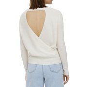 Vero Moda Womens O-Neck Wrap Sweater Birch L B4HP