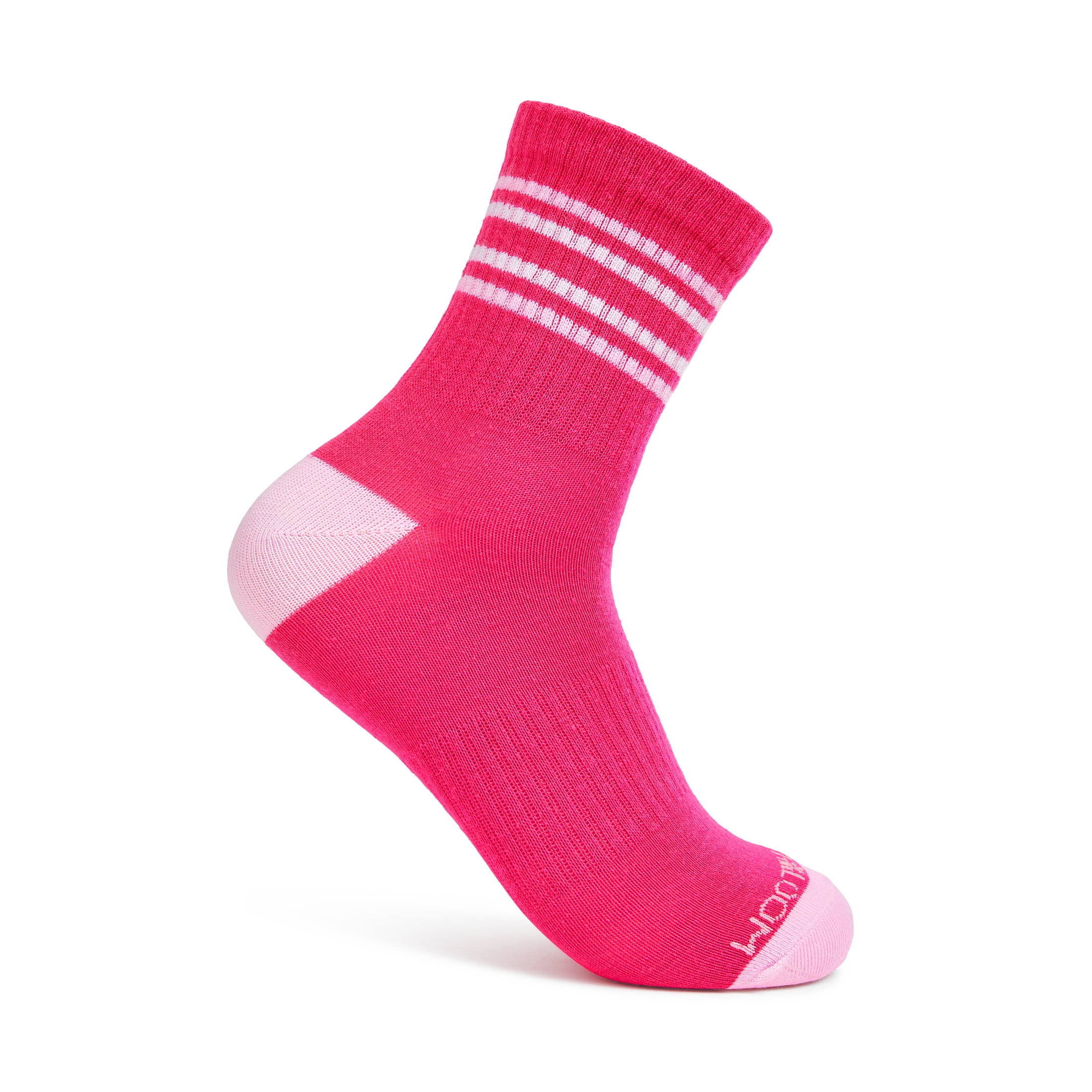 Fruit of the Loom Womens Value Mid Crew Socks, 3-Pack, Sock Sizes 4-10