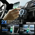 thumbnail image 6 of Magnet Wireless Car Charger 15W Phone Holder Car Air Vent Fast Charging Pad For Magsafe iPhone 17 16 15 14 13 12, 6 of 12