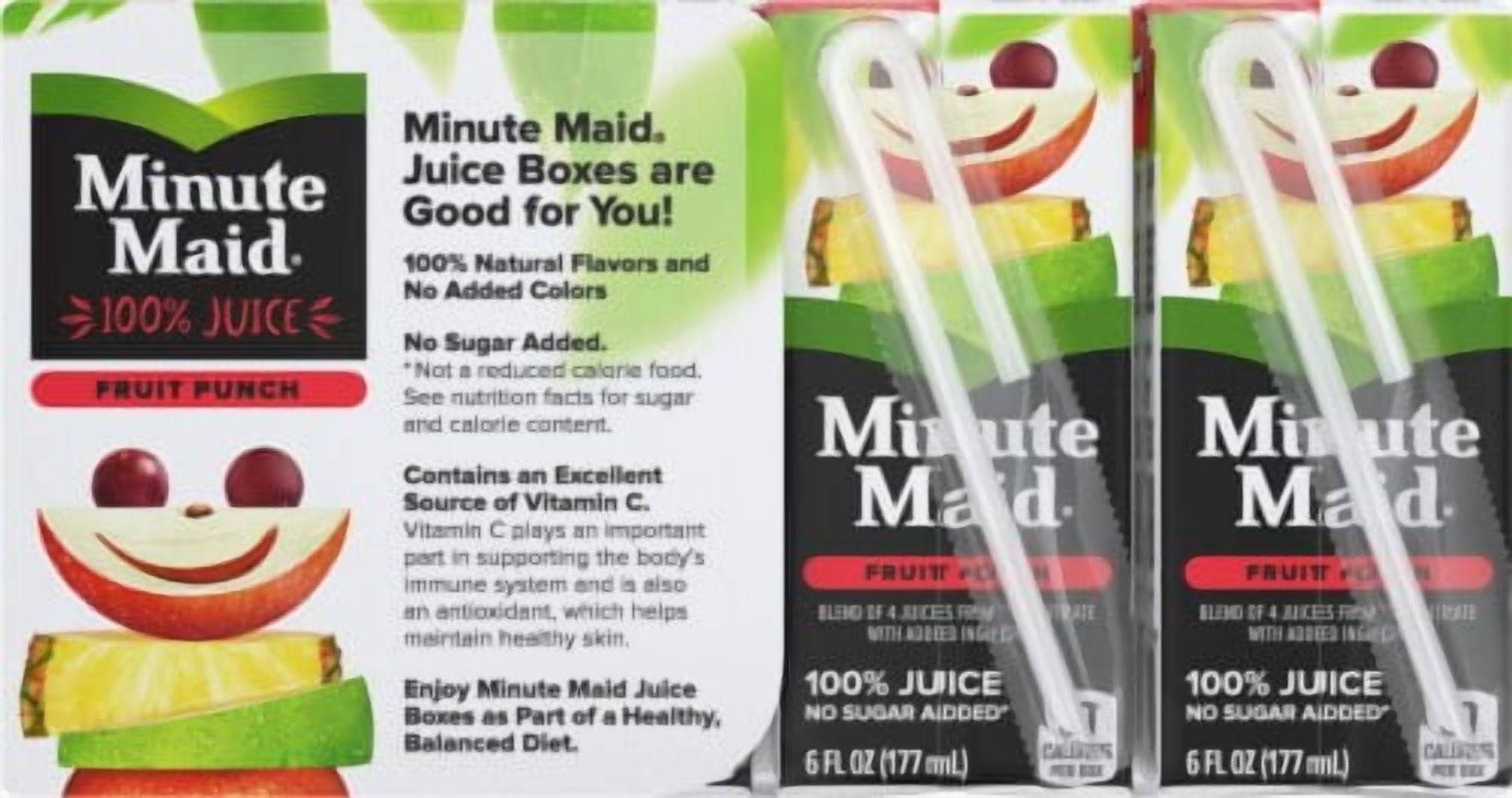 Minute Maid Fruit Punch Juice Boxes 8 ct / 6 fl oz