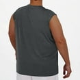 thumbnail image 7 of USNSM (M-5XL) Big and Tall Men's Sleeveless Shirts Quick Dry Tank Tops Sun Protection UPF 50+ Athletic Gym Workout Muscle Shirts Gray L, 7 of 7