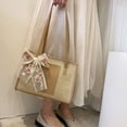 thumbnail image 4 of Nuevo bolso popular de gran capacidad para mujer, bolso de hombro de paja para ocio de primavera, bolso de mano tejido a la moda, 4 of 6