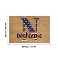 thumbnail image 2 of PALIFEUR 4th Of July Door Mat Non-Slip Outdoor Patriotic Welcome Mats for Front Door, Independence Day Bedroom Front Door Mat, Absorbent Door Mat Outside Entrance, 19x31 Inch, 2 of 5