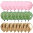 thumbnail image 3 of Globos rosas para fiesta de cumpleaños de niña con diseño de safari en la jungla, vajilla desechable con forma de animal, platos, vasos y servilletas, decoraciones para fiesta de cumpleaños en el bosq, 3 of 5