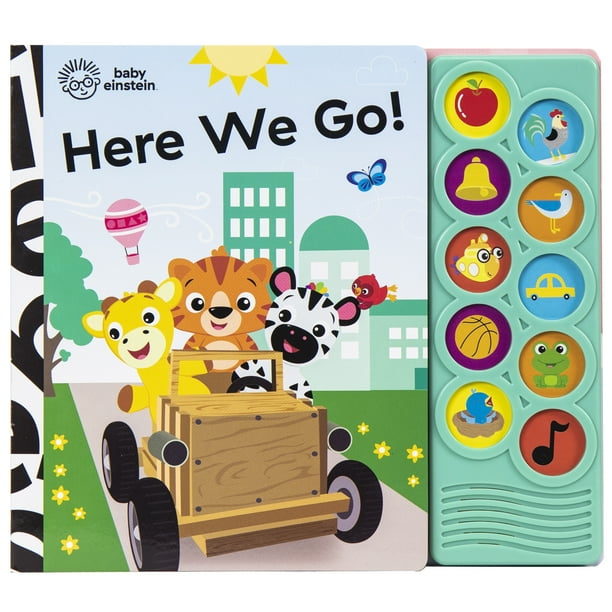 Baby Einstein Here We Go! 10Button Sound Book PI Kids