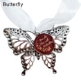 thumbnail image 2 of Christmas Tree Pendant Creative Hollow Carving Butterfly Shape Memorial Exquisite Home Pendant for Car Rearview Mirror, 2 of 9