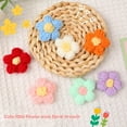 thumbnail image 3 of Jumpingount Broches tejidos a mano flores accesorios de autoensamblaje accesorios Material de adorno de ropa adornos de hilo de joyería Accesorios de disfraces Azul Broche Jumpingount AP014467-11, 3 of 6