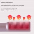 thumbnail image 4 of Automatic Hair Straightener Brush, Portable Hair Straightening Comb, USB Rechargeable Wireless Hair Straightener, Home Curling Tool for Travel, Fast Heating, Heat Protection, for All Hair Types, 4 of 7