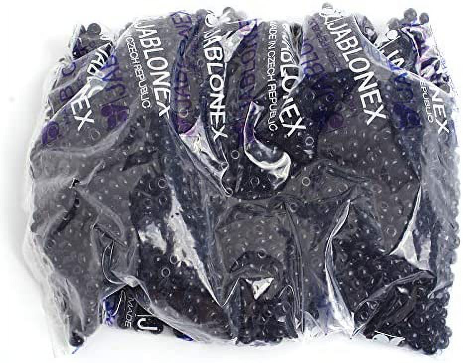 John Bead Czech Glass Seed Beads 4/0 (500g) Black Bead