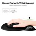 thumbnail image 2 of Mouse Pad Ergonómica EooCoo con Espuma con Memoria 24 x 21 cm, 2 of 9
