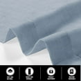 thumbnail image 6 of H.VERSAILTEX Linen Blended Curtains Grommet Semi-Sheer Curtains Light Filtering Panel Drapes for Bedroom, 2 Panels, 52" x 84", Stone Blue, 6 of 7