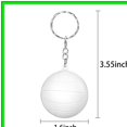 thumbnail image 3 of Volleyball Fun Keychain Set - 20 Pack White Volleyball Keychains for Party Favors, School Rewards, and Gift Bag Fillers Perfect for Sports Enthusiasts and Events, 3 of 5