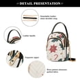 thumbnail image 4 of FORMRS Crossbody Bag for Women Quilted Travel Shoulder Cell Phone Purse with Chain Strap Handbag, Beige Christmas Candy Canes, 4 of 7