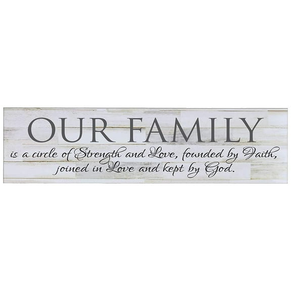 Our Family Is A Circle of Strength Decorative Wall Sign