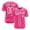 Hot Pink, variant on Men Custom Baseball Printed Name Sport Shirts For Athletic Wear White M
