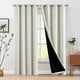 thumbnail image 1 of Cortinas Jinchan Blackout con 95% de aislamiento térmico, 275 x 270 cm, color salvia, 1 of 7