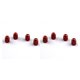 thumbnail image 4 of Riwesomey 4 Uds tapas de vástago de válvula de rueda componentes de repuesto accesorios de cubierta de componentes modificados ruedas de coche a prueba Rojo 2piezas Riwesomey CBP492960, 4 of 5