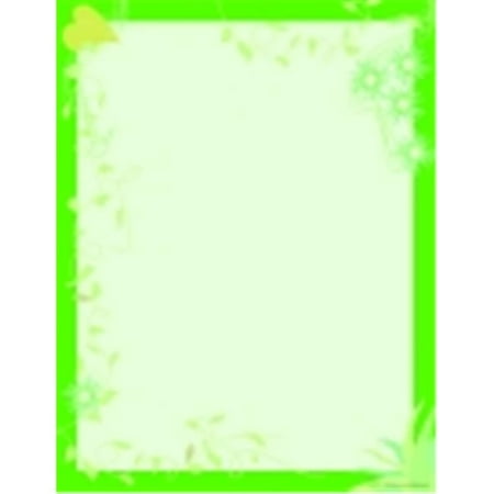 Decorative Computer Paper - Barker Creek 8.5 x 11 in. Go Green Design Decorative Computer Paper, 50 Sheets Of High Quality, Pack - 50
